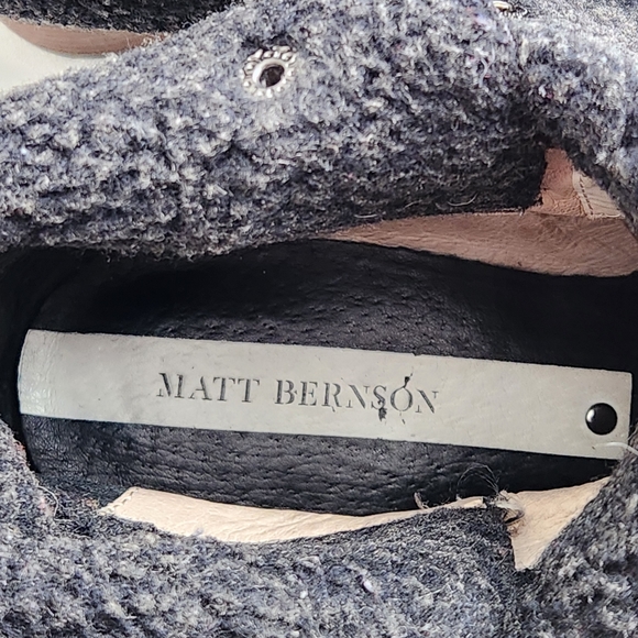 Matt Bernson Tundra Element Charcoal Shearling Size 7 Boots - Picture 7 of 12